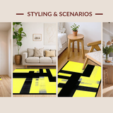 Elegant Textured Abstract Composition(Yellow)
