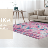 Abstract Pastel Geometric Fusion(Pink)