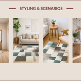 modern patchwork cotton(Beige)