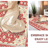 Lively Rustic Charm with Texture(Red)