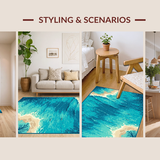Charming Seashell Coastal Vibes(Blue)