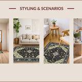 Chic Black and Gray Motif(Black)