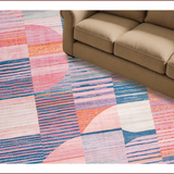 Colorful Modern Textured Motif(Pink)