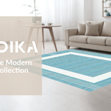 Artisanal Blue Wave Motif(Blue)