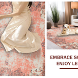 Luxurious Distressed Geometric(Pink)