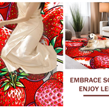 Lively Pink and Green Tropics(Red)