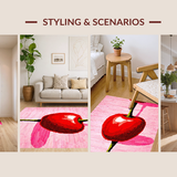 Striking Contemporary Graphic Display(Pink)