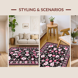 Dynamic Floral Geometry Theme(Black)