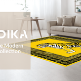Contemporary Bold Tiger Imagery(Yellow)