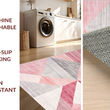 Chic Blush Geometric Fusion(Pink)