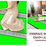 Playful Cartoon Airplane Road Design(Green)