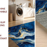 Chic Gray and Aqua Motif(Blue)