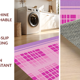 Unique Purple Check Appeal(Pink)