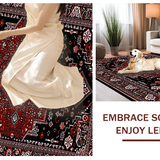Timeless Monochrome Lattice Design(Red)