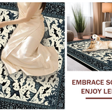 Enchanting Black Bat Motif(Beige)