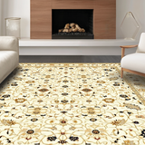 Classic Medallion Symmetrical Arrangement(Beige)