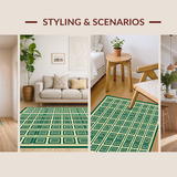 Trendy Vibrant Lattice Design(Green)
