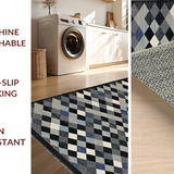 Minimalist Geometric Black and White Motif(Gray)