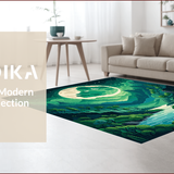 Playful Cartoonish Space Theme Decor(Green)