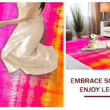 Charming Multicolored Abstract Design(Pink)