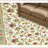Distressed Earthy Floral Elegance(Beige)