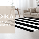 Modern Classic Symmetrical Stripes(Black)