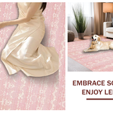 Sophisticated Light Pink Textured Waves(Pink)