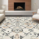 Artful Tribal Medallion Composition(Beige)