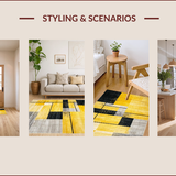 Dynamic Contemporary Color Burst(Yellow)