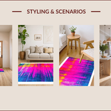 Playful Colorful Swirl Motif(Pink)