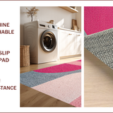 Modern Pink Gray Entryway Marble Texture(Gray)