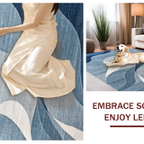 Artful Fluidity in Neutral Hues(Blue)