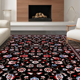 Luxurious Floral Tapestry Style(Black)