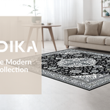 Classic Monochrome Medallion Style(Black)
