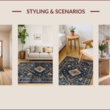 Distressed Earth Tone Elegance(Blue)