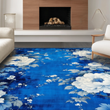 Luxurious Ornate Floral Design(Blue)