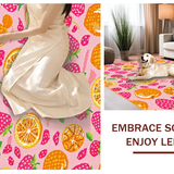 Animated Multicolor Fruit Artwork(Pink)