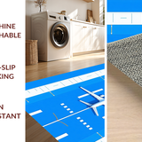 Interactive Air Travel Exploration Mat(Blue)