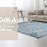 Contemporary Distressed Tiled Aesthetic(Blue)