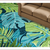 Tropical Multi Color Hallway Runner Use(Blue)