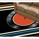 Classic Vinyl Circular Elegance(Orange)