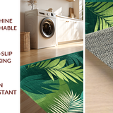 Dynamic Abstract Tropical Print(Green)