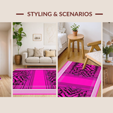 Artistic Tiger Silhouette Appeal(Pink)