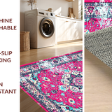 Artful Lived In Damask Design(Red)