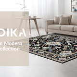 Contemporary Dark Floral Aesthetic(Black)