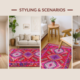 Chic Multi tone Abstract(Red)