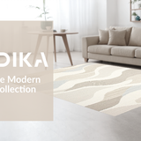 Artful Minimalist Curved Design(Beige)