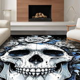 Edgy Monochrome Skull Aesthetic(Gray)