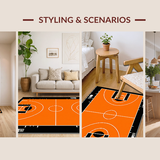 Striking Orange and Black Fusion(Black)