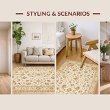Whimsical Light Toned Floral Elegance(Beige)